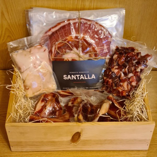 Corte y envasado al vacío de jamón