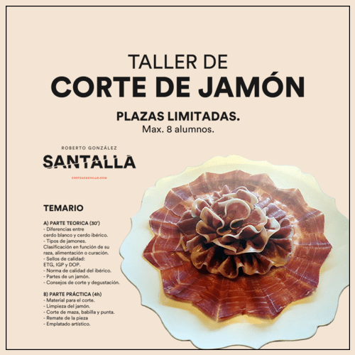 Curso de corte de jamón en Madrid